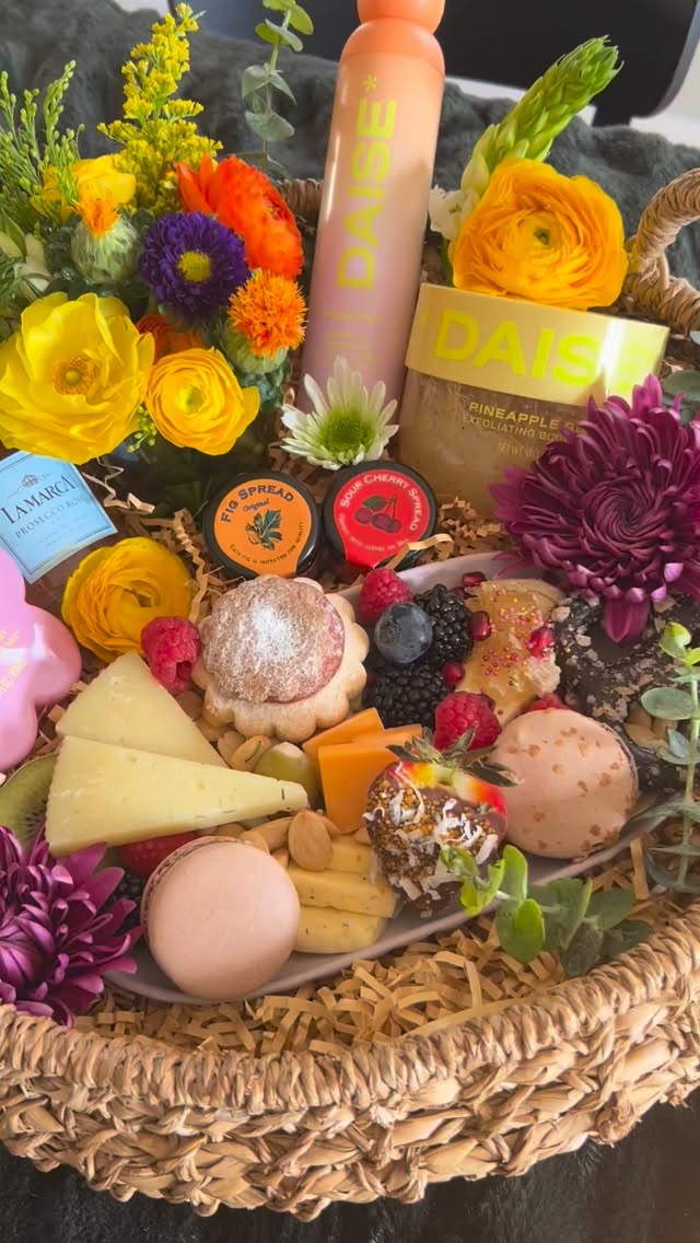 Custom baskets - you pick the products and your favorite charcuterie and we make the magic.